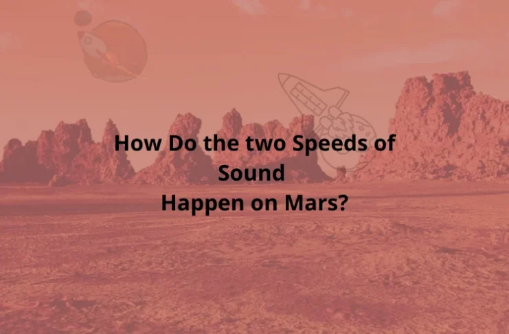 How Do the two Speeds of Sound Happen on Mars